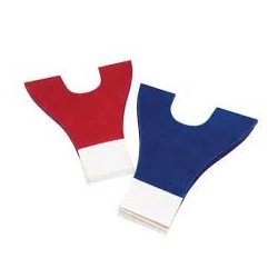 Hartie articulatie POTCOAVA, rosu-albastru, 100 microni, 6 seturi x 12 foi pe cutie