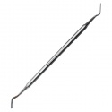 Spatula bucala Inox cu 2 capete, 17cm