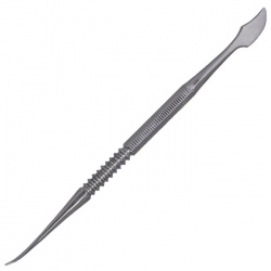 Instrument scurt modelat ceara si gravat ghips, otel inoxidabil, 12 cm lungime
