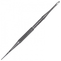 Instrument scurt modelat ceara si gravat ghips, otel inoxidabil, 12 cm lungime