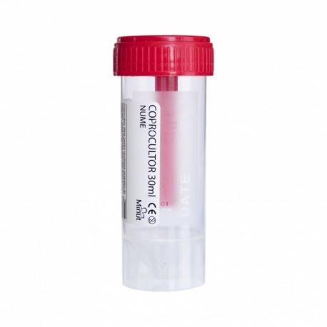 Coprocultor nesteril 30 ml, 50 buc