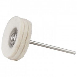 Perie din bumbac pentru curatat proteze, 25 mm diametru