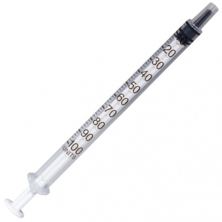Seringi Insulina 1 ml fara ac, piston de cauciuc, 100 bucati