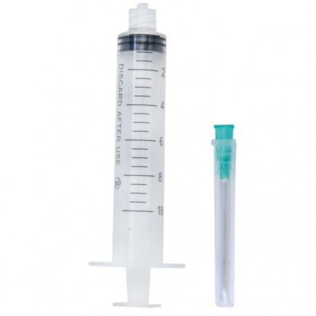 Seringi Luer Lock 10 ml, ac 21G, 100 bucati
