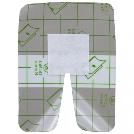Plasturi sterili plastic fixare branula, ambalati individual, 8x6cm, 50 bucati