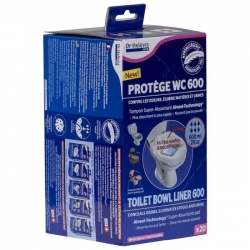 Pungi igienice cu pad absorbant pentru vasul de toaleta, 20 bucati