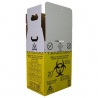Cutie 20 L cu sac Biohazard 50 microni, pentru colectarea deseurilor medicale infectioase