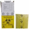 Cutie 20 L cu sac Biohazard 50 microni, pentru colectarea deseurilor medicale infectioase