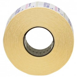 Etichete dublu adezive, cu indicator chimic tip 1 pentru sterilizarea cu abur, 500 bucati/rola