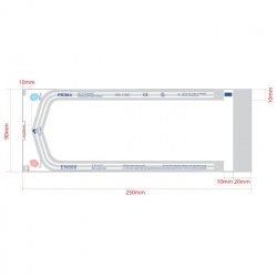 Pungi Autosigilante Sterilizare, Exterior 90x250mm(Interior 70x200mm), Autoclav/EO, 100 bucati