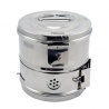 Casoleta Sterilizare cu capac, inox, 10 x 10 cm