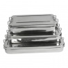 Cutie pentru instrumentar cu capac, 32 x 16 x 6 cm, inox