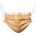 Masti chirurgicale medicale, cu elastic, portocalii, 50 bucati