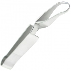 Clema pentru prinderea campurilor operatorii inox 9.5cm, 1 bucata
