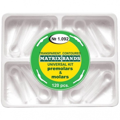 Matrici conturate Mylar, cu maner de fixare, 120 bucati