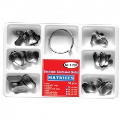 Matrici sectionale metalice asortate cu inel, 50 bucati