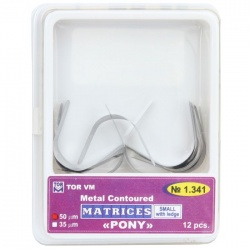 Matrici pony metalice bombate, marimea L sau S, 12 bucati