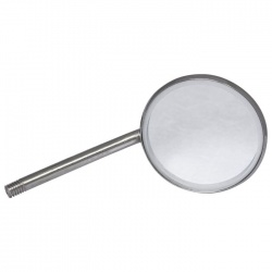 Oglinzi dentare din inox, marimea 4, 12 bucati