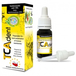 TCA Dent acid tricloracetic 35%, 10 ml solutie si 1 aplicator rezerva