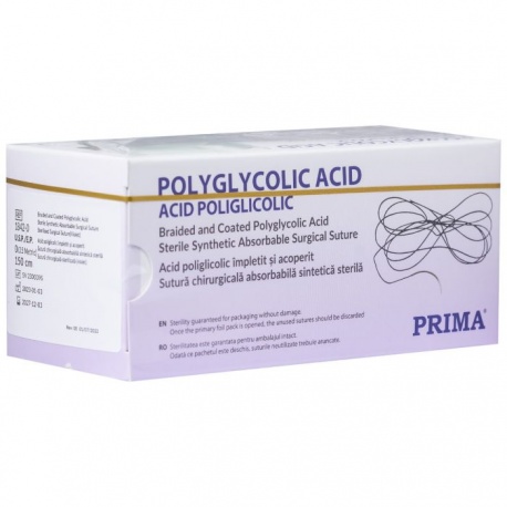 Sutura chirurgicala acid poliglicolic 150cm fara ac USP 1