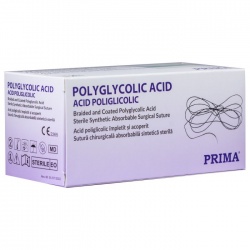 Sutura chirurgicala acid poliglicolic 150cm fara ac USP 3/0
