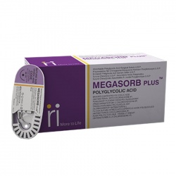 Sutura chirurgicala acid poliglicolic 70cm ac rotund 1/2 30mm USP 3/0