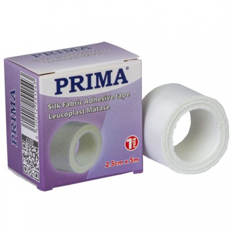 Leucoplast matase 2,50cm x 5m, ambalat individual, 1 rola