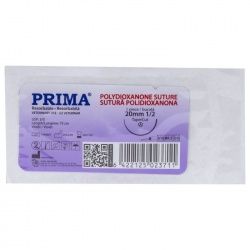 Sutura chirurgicala polidioxanona, 75cm, ac varf taietor 1/2 20mm, USP 3/0, uz veterinar