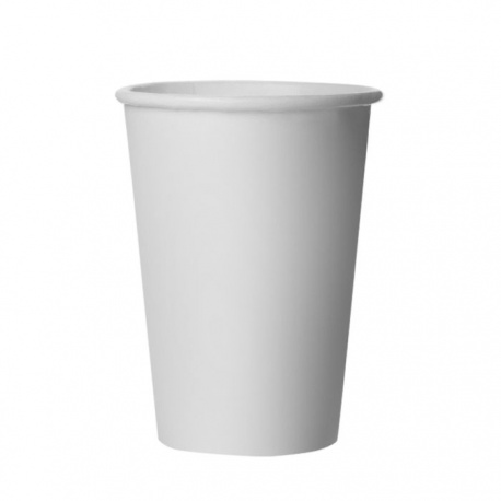 Pahare albe carton 200ml unica folosinta, 50 bucati