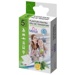 Plasturi Minut pentru rau de transport, 5 bucati