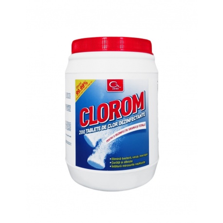 Clorom, dezinfectant clorigen, 200 Tablete