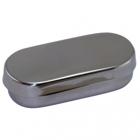 Cutie Inox pentru Freze si Ace nr. "1", 5 x 2 x 1 cm, cu capac
