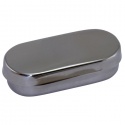 Cutie Inox pentru  Freze si Ace nr. "2", 9 x 4 x 2 cm, cu capac