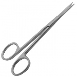Foarfeca Iris 12cm, Dreapta / Curba, pentru interventii chirurgicale in oftalmologie, 1 bucata
