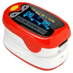 Pulsoximetru de deget pediatric, color pentru SpO2 si PULS