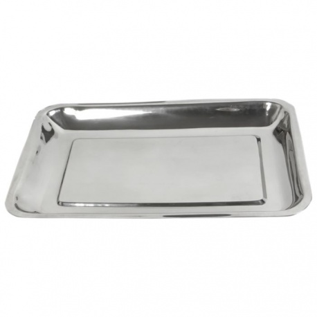 Tava inox instrumentar 425 x 330 x 35 mm