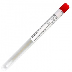 Exudat faringian steril, lemn/bumbac, in tub, cu eticheta, 100 bucati