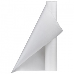 Cearceaf  pat examinare Polietilena + Hartie, 60cmx50m, 130 foi x 38.5cm, alb