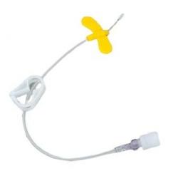 AC Huber cu aripioare 20G X 15mm, steril, 1 buc