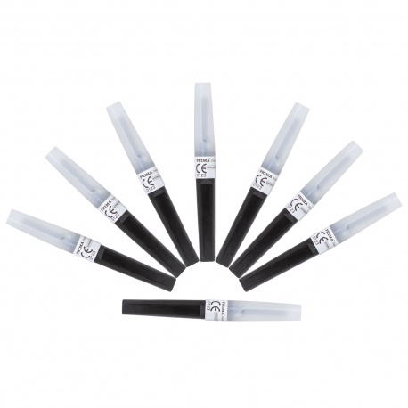 Ace Vacutainer prelevare sange, 22G x 1 1/2"(0.7x38mm), negre, sterile, 100 bucati