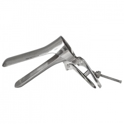 Speculum vaginal inox, cu opritor central, marimi L,M,S
