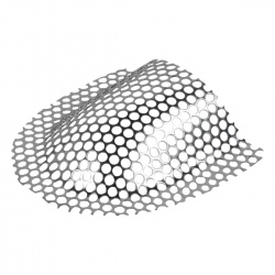 Plasa proteze perforata, din inox, 0.4 mm grosime