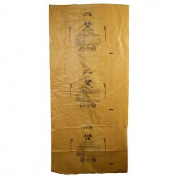 Sac Galben BIOHAZARD 240litri, 60 microni, certificat ADR, 50 bucati/set