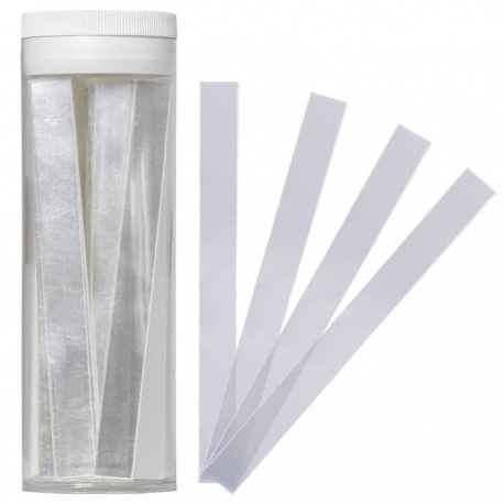 Benzi de plastic(mylar) pentru realizarea matricilor, 1x10cm, transparente, 100 bucati