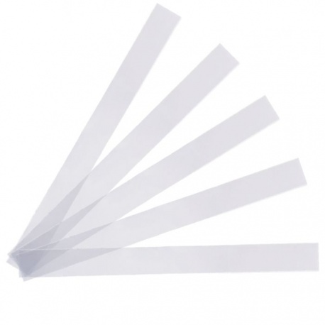 Benzi de plastic(mylar) pentru realizarea matricilor, 1x10cm, transparente, 1000 bucati