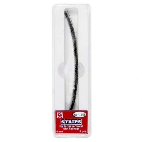 Stripuri metalice pentru indepartare tartru, 4x100mm, 12 bucati