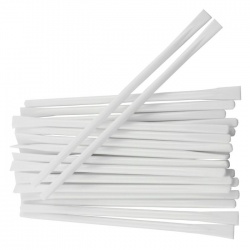 Betisoare mixare cu maner lung, cu capat lat si plat,  114x4mm, 100 bucati